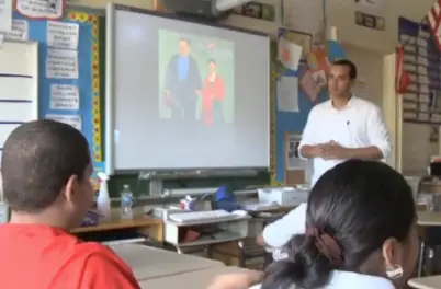 Teaching-era Carlos: Fifth-grade classroom, the Bronx