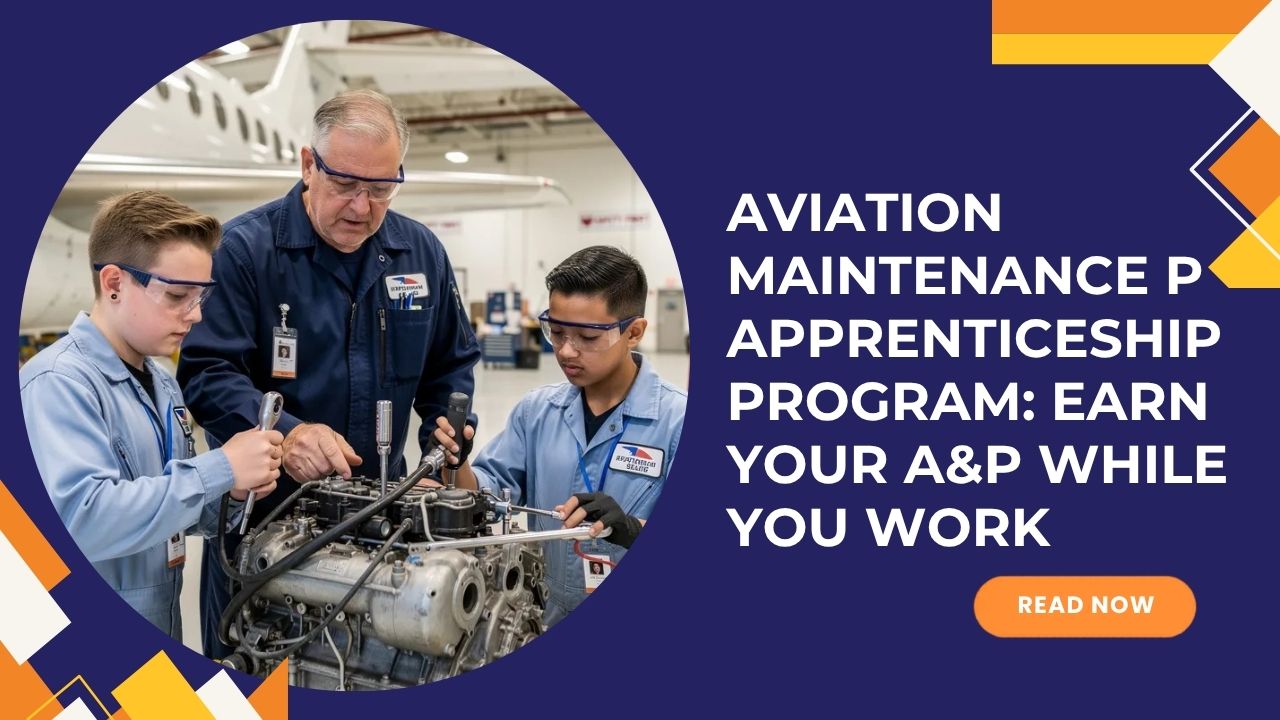 Aviation Maintenance P Apprenticeship Program Earn Your A&P While You Work