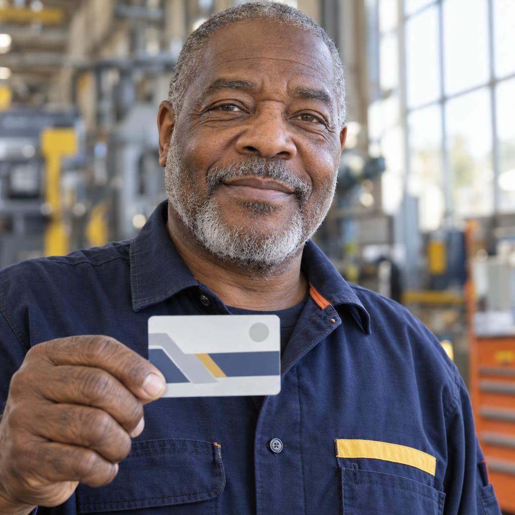 GOS-IMG-WP-CARD-HoldingCard-1x1-v03 A man holding up a card meaning he is a journeyman.