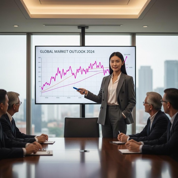 a team meeting in a conference room